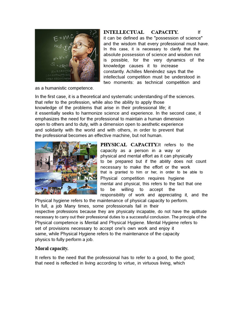 Understanding Intellectual and Moral Capacities | PDF | Emotions | Thought