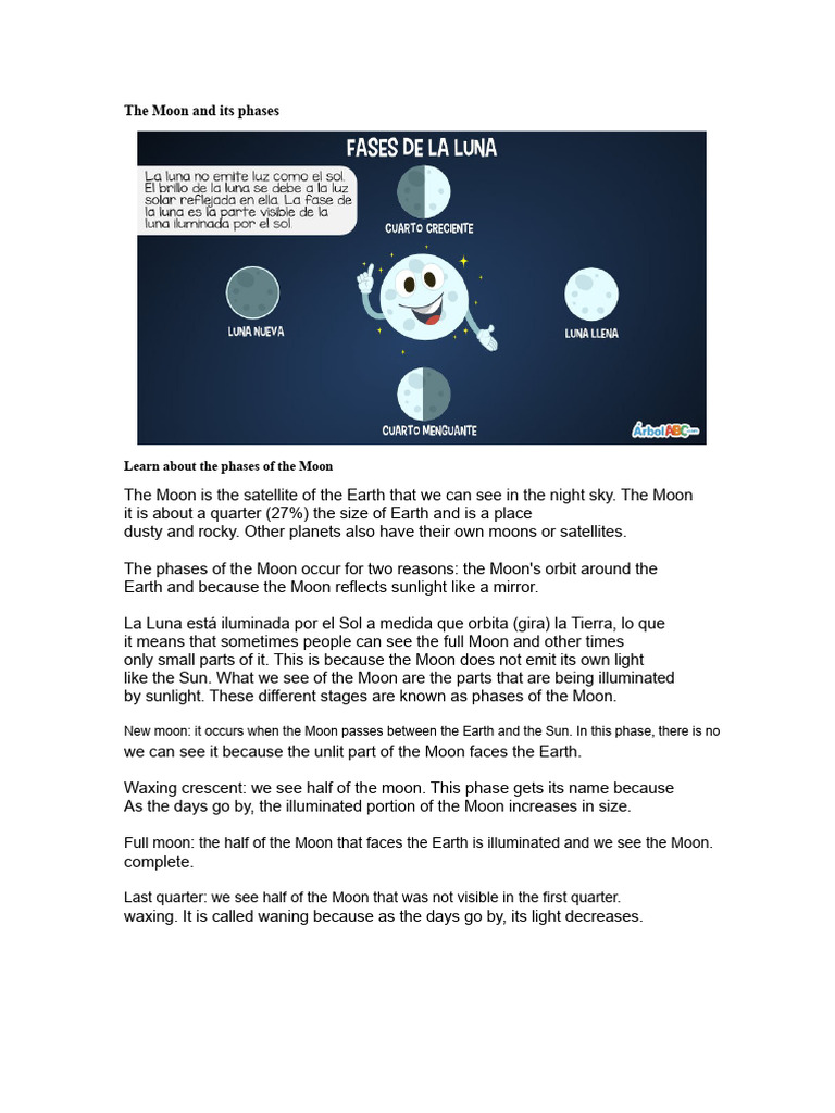 Understanding Moon Phases Explained | PDF