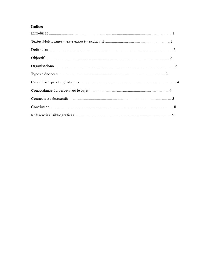 Textes Expositifs : Caractéristiques et Types | PDF | Nombre ...