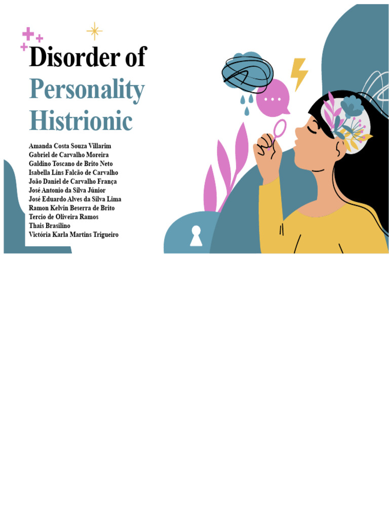 Histrionic Personality Disorder | PDF | Mental Disorder | Personality ...
