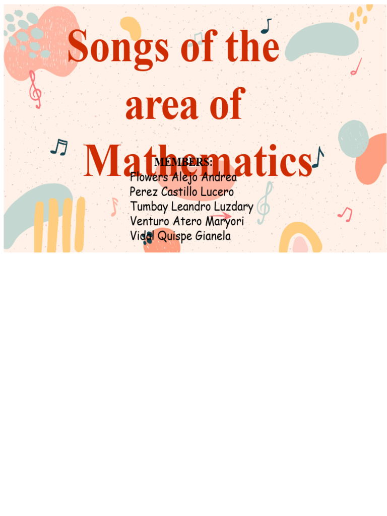 Fun Songs for Learning Math Concepts | PDF | Rectangle | Triangle