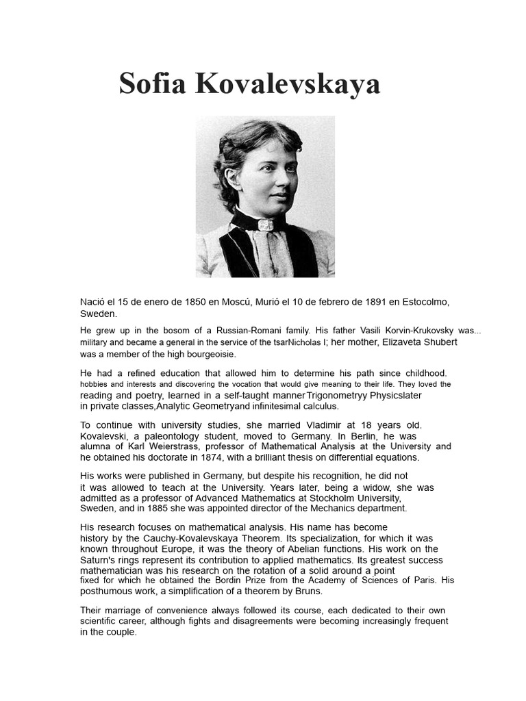 sofia-kovalevskaya-pioneer-mathematician-pdf-mathematical-analysis