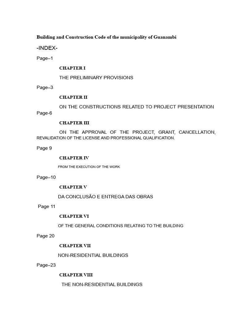 Guanambi Building and Construction Code | PDF | Stairs | Elevator
