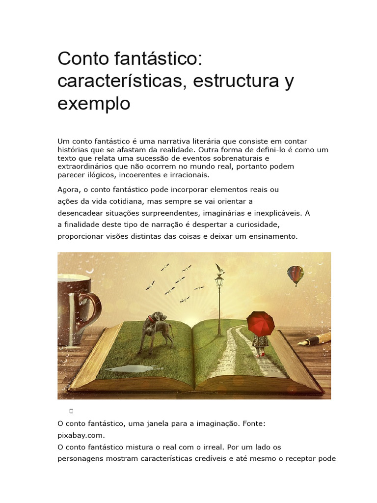 Características do Conto Fantástico | PDF | Narrativa | Contos