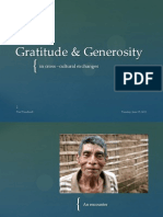 Gratitude & Generosity in Cross-Cultural Exchanges