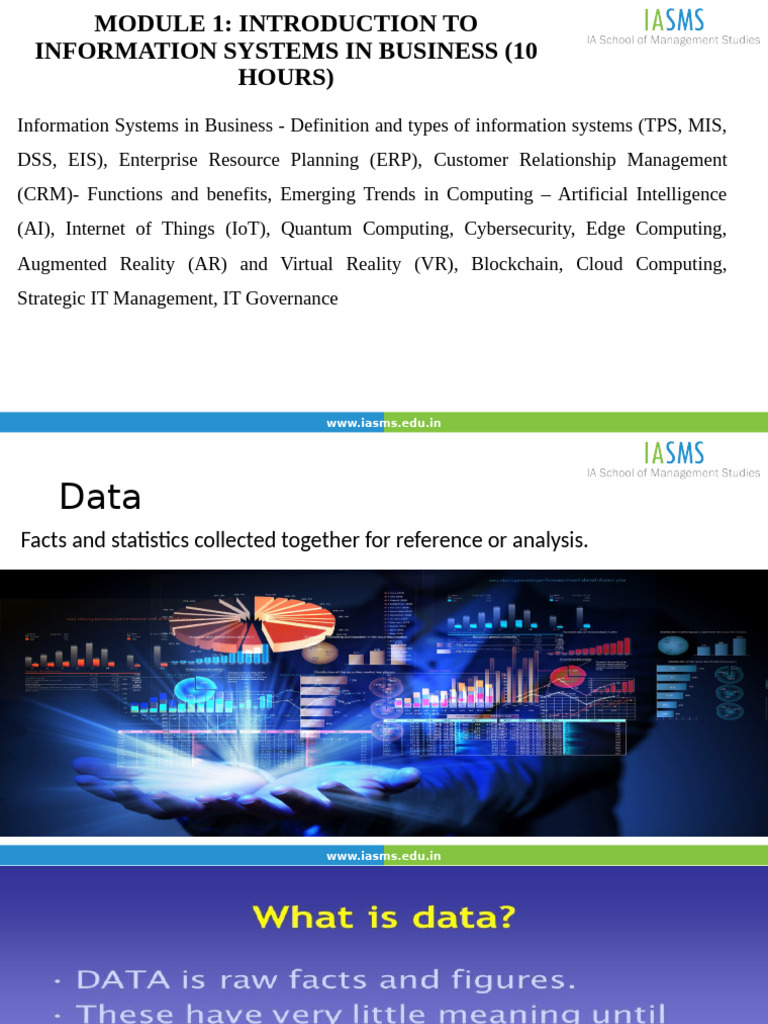 Overview of Business Information Systems | PDF | Virtual Reality ...