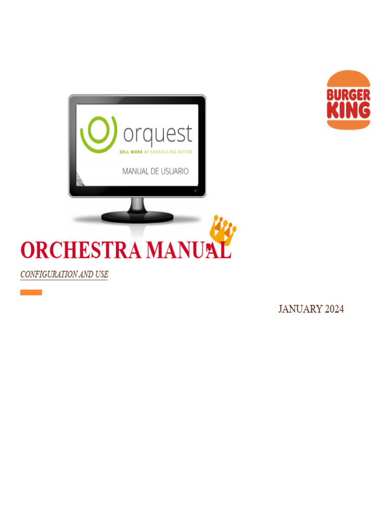 Orquest Platform User Manual 2024 | PDF