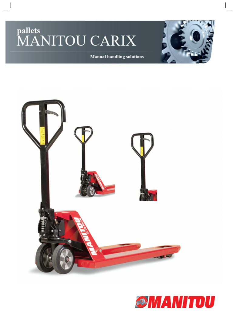 Manitou Carix | PDF | Pallet | Vehicles