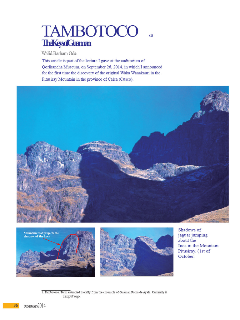 Discovery of Waka Wanakauri in Cusco | PDF | Inca Empire