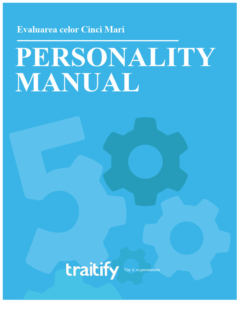 Manualul Traitify BigFive | PDF