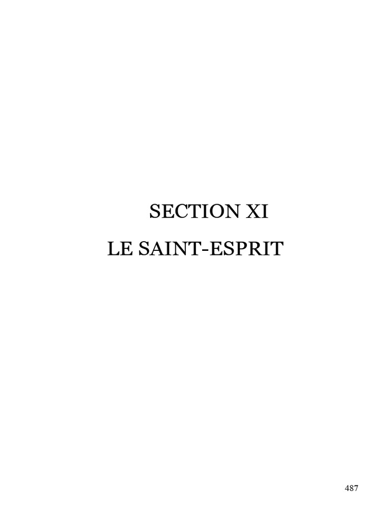 Comprendre le Saint-Esprit en Bible | PDF | Saint-Esprit | Dieu