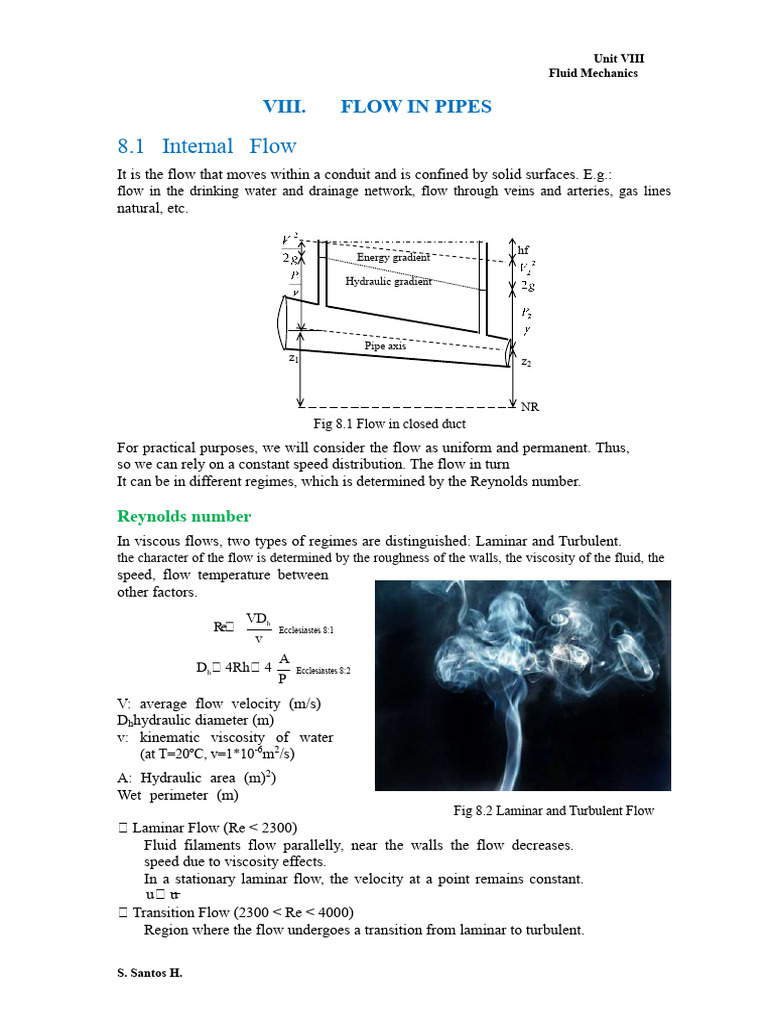 Flow Dynamics in Pipes: Laminar vs Turbulent | PDF | Fluid Dynamics ...