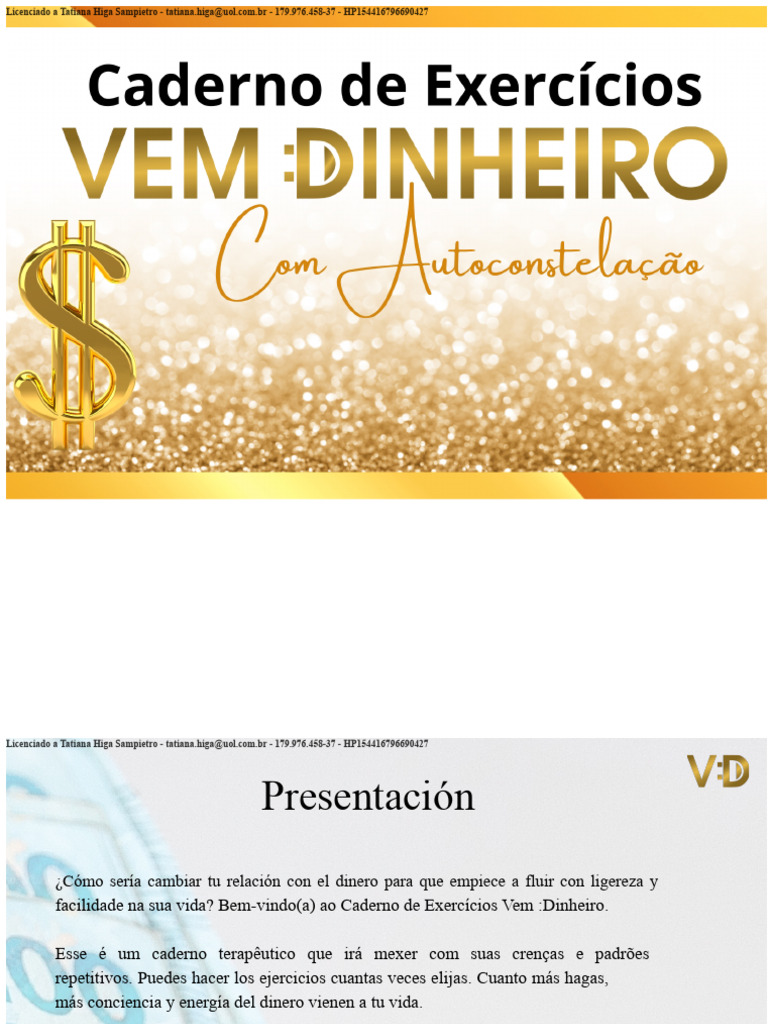 Ejercicios para Transformar tu Relación con el Dinero | PDF | Amor ...