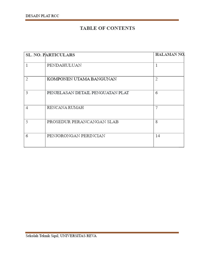 Desain Plat RCC untuk Bangunan Residensial | PDF