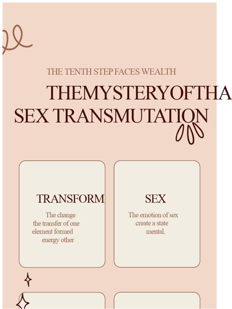 Sex Transmutation for Wealth Creation | PDF