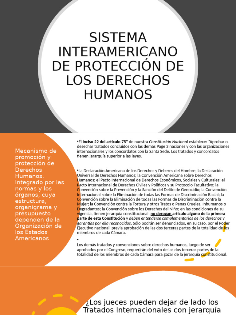 Derechos Humanos en el Sistema Interamericano | PDF | Convenio europeo ...