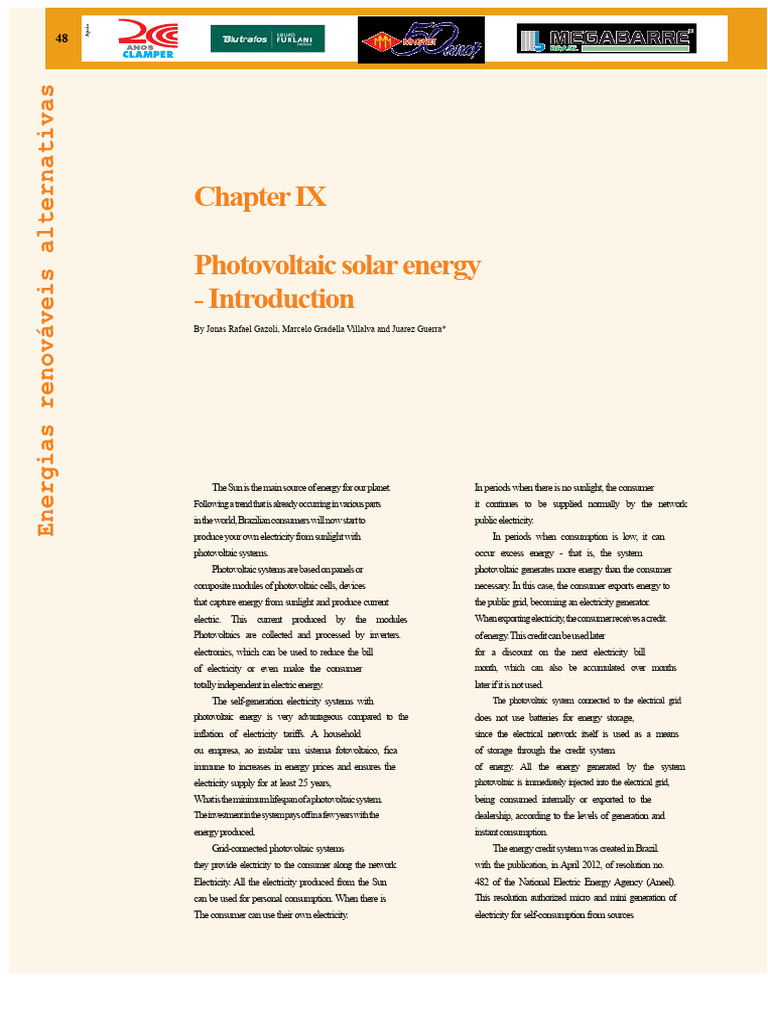 Benefits of Photovoltaic Solar Energy | PDF | Photovoltaics ...