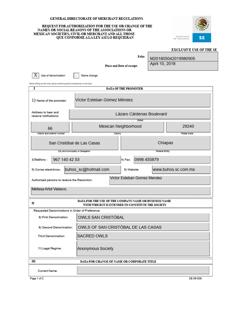Request For Permission To Use The Trade Name or Company Name | PDF ...