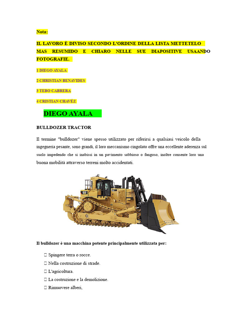 Bulldozer | PDF