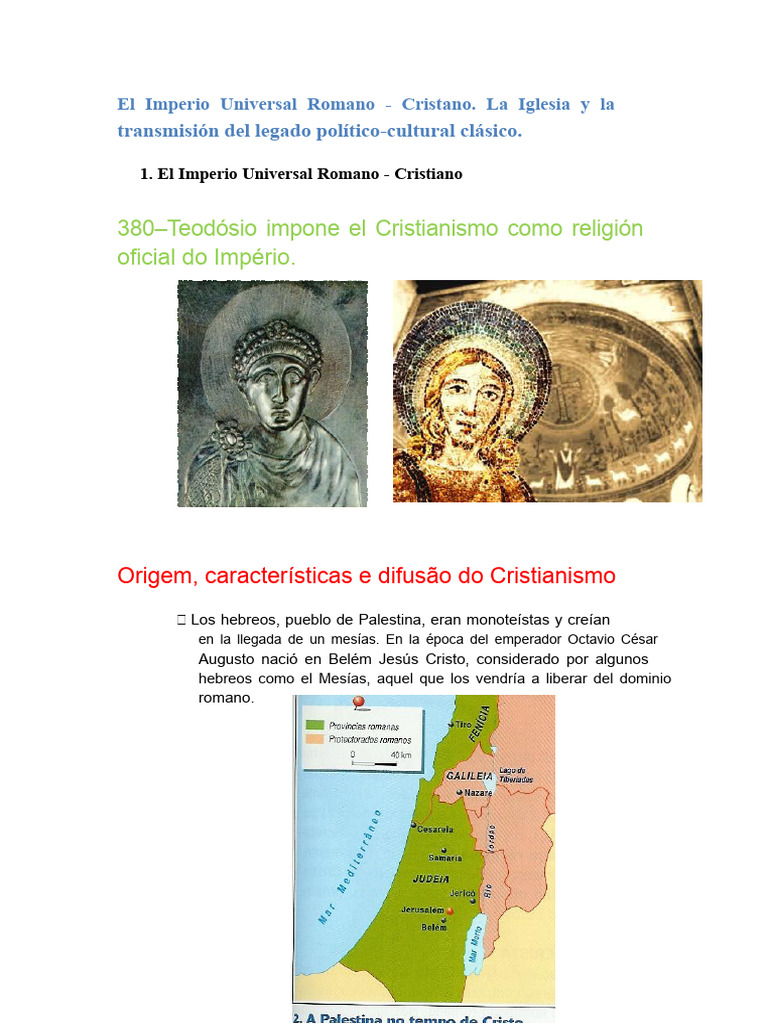 Cristianismo y su impacto en el Imperio Romano | PDF | imperio Romano ...