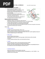 Using a Lensatic Compass Guide | PDF
