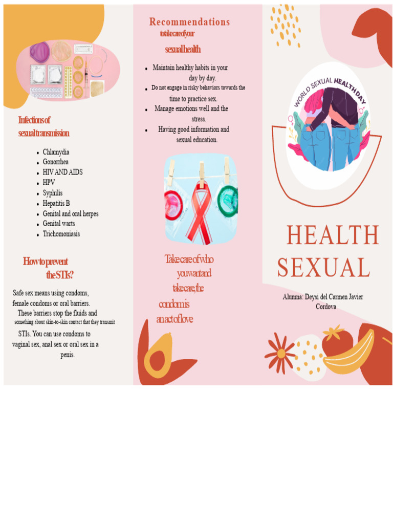 Sexual health triptych. deysi (1)_removed | PDF | Sexually Transmitted ...