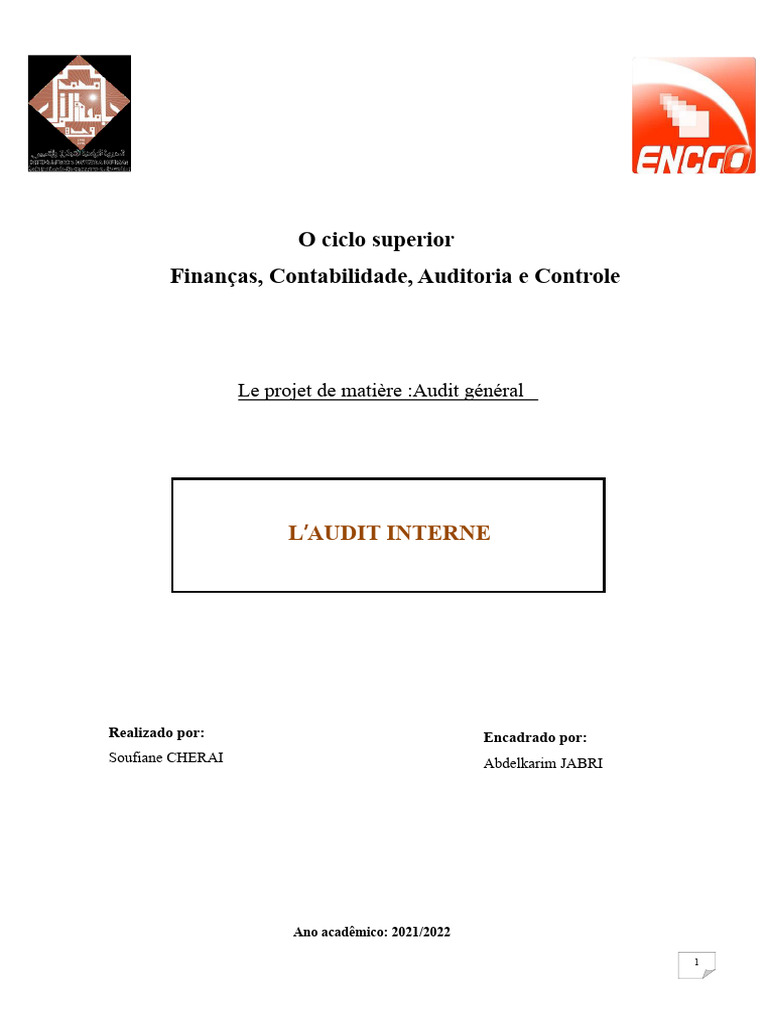 Auditoria Interna: Funções e Importância | PDF | Auditoria interna ...