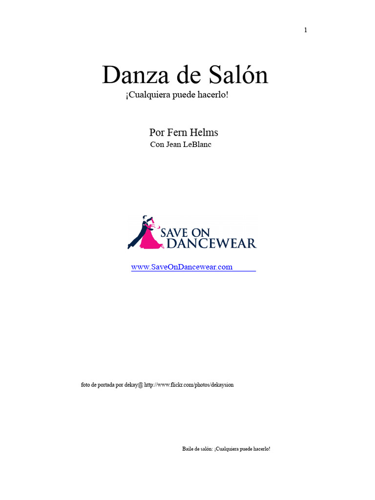 Aprende a Bailar Danza de Salón | PDF | Bailes | Baile de salón