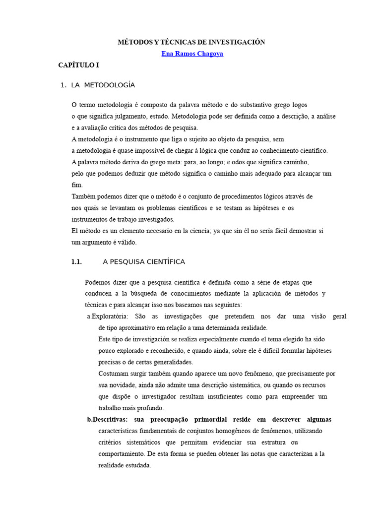 Métodos e Técnicas de Pesquisa Científica | PDF | Método científico ...