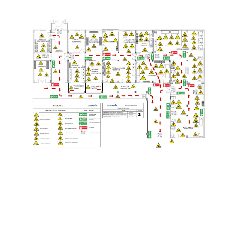 Mapa de Riscos e Áreas de Trabalho | PDF | Emergências médicas ...