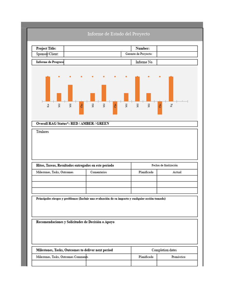 Informe de Estado del Proyecto: RAG y Riesgos | PDF | Microsoft PowerPoint