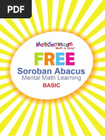 Download FREE Soroban Abacus Mental Math Learning Basic by jayskumar SN96068127 doc pdf