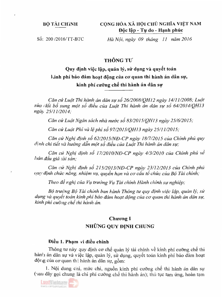 Thông tư-200-2016-TT-BTC | PDF