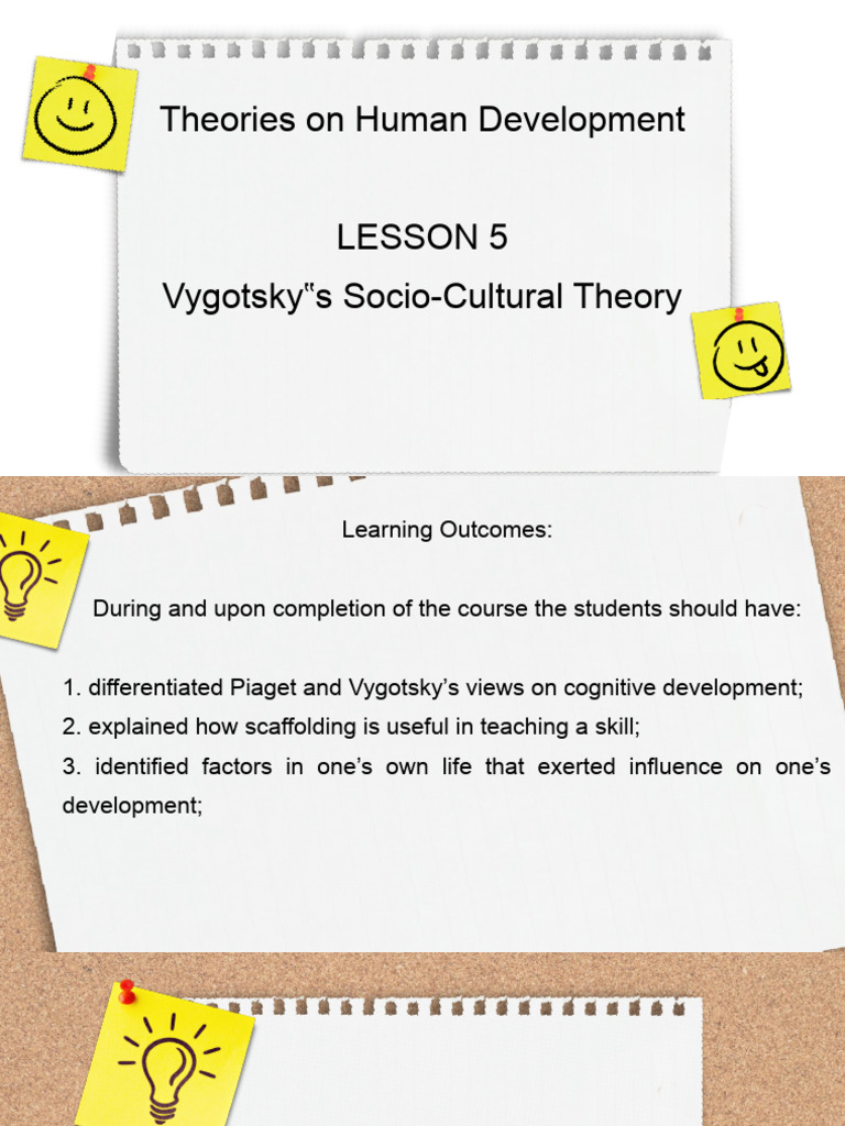 Vygotsky's Socio-Cultural Development Theory | PDF | Cognitive ...