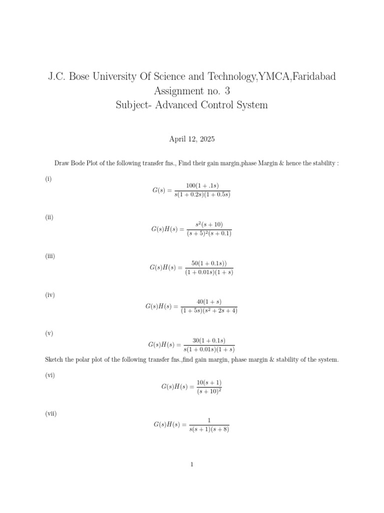 Assignment Control (1) | PDF