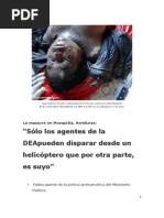 La masacre en Mosquitia, Honduras