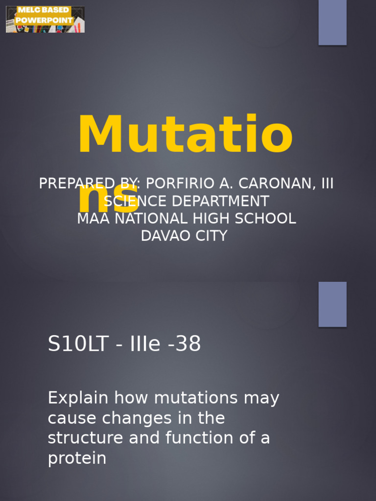 Understanding DNA Mutations and Effects | PDF | Mutation | Point Mutation
