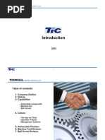 Introduction of TONGIL Industries Company Co., Ltd (Public)