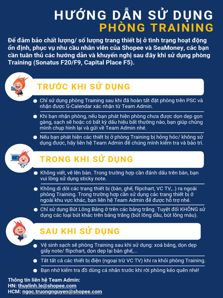 Training Room Guidelines | PDF