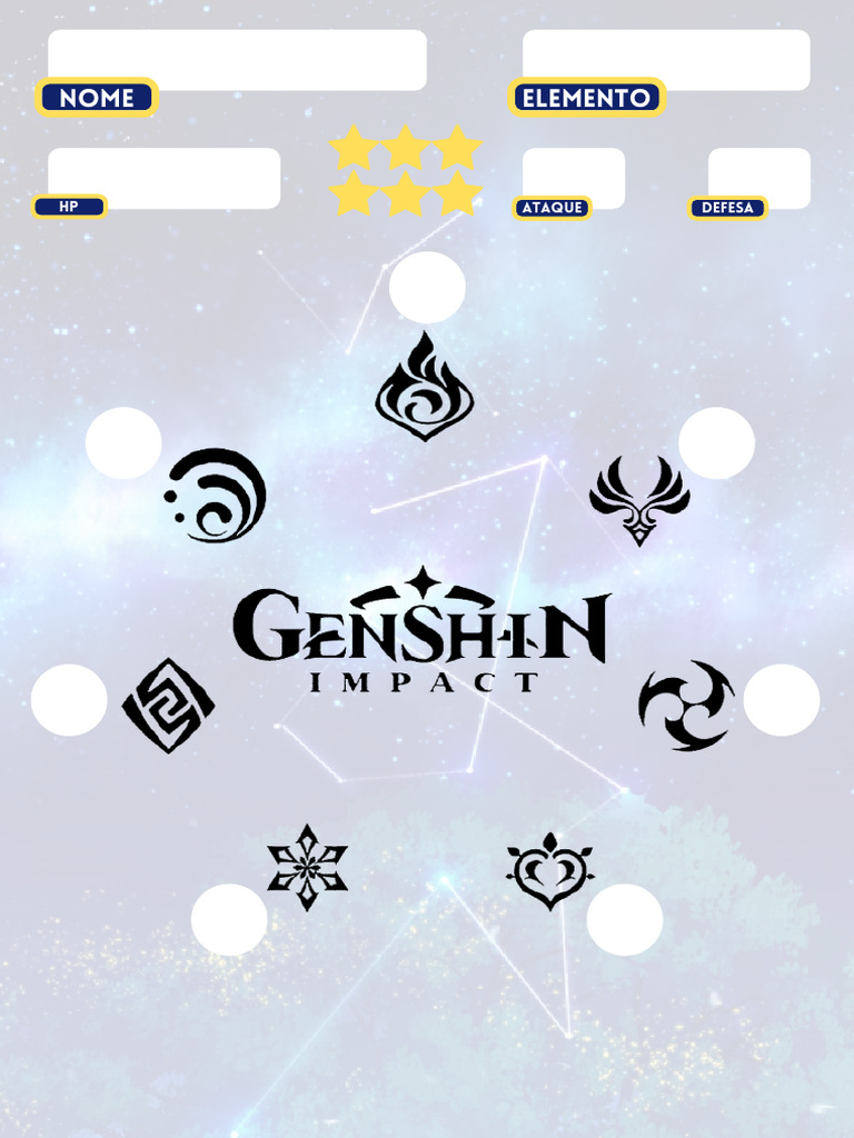 Ficha Genshin Impact 1 | PDF