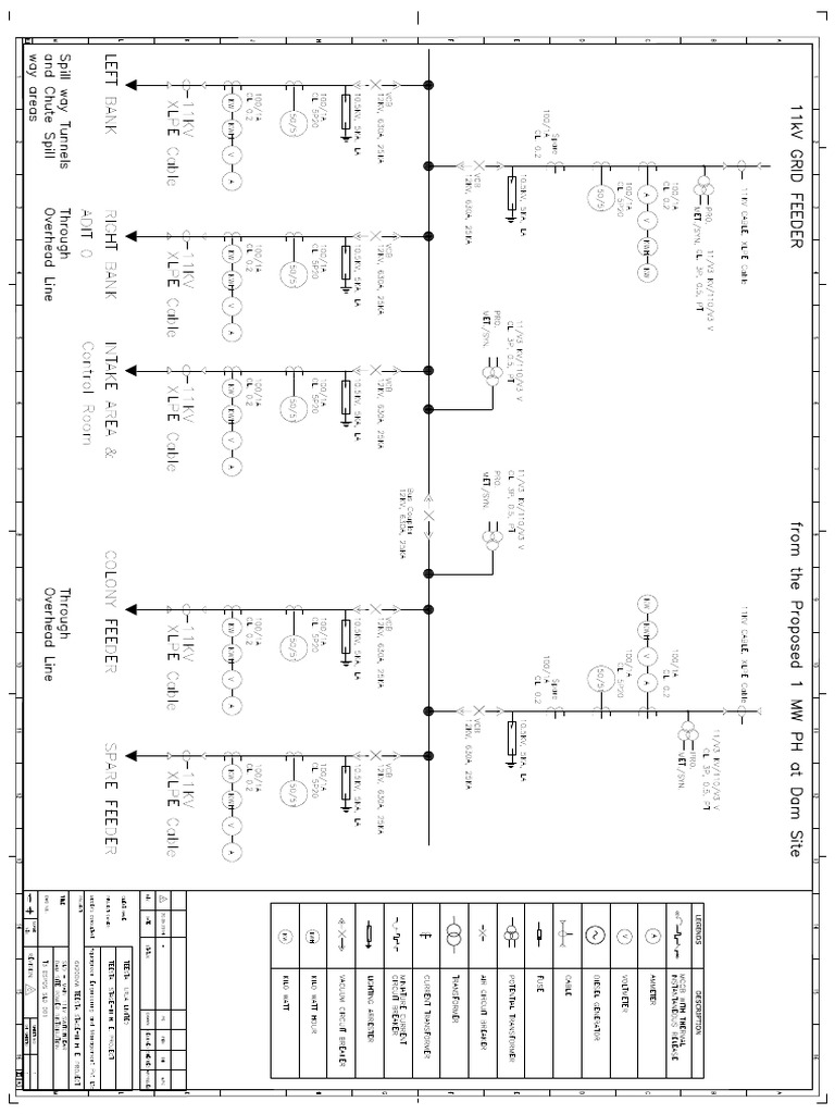 11 KV HT Panel t3 Dspds SLD 001 R 0 | PDF
