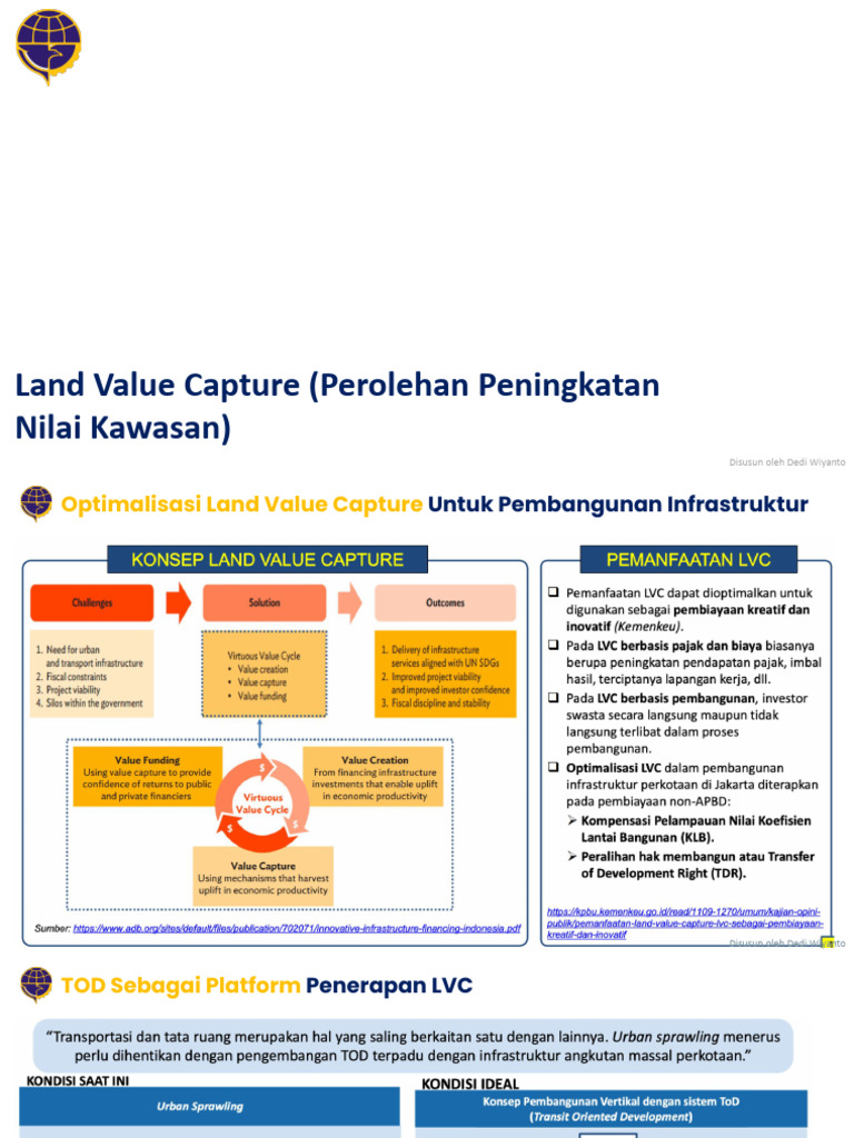 Optimalisasi Land Value Capture untuk TOD | PDF