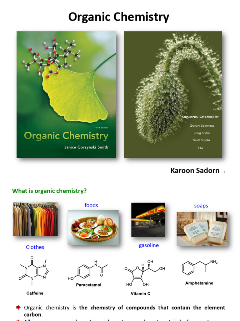 Introduction to Organic Chemistry Concepts | PDF | Chirality (Chemistry ...