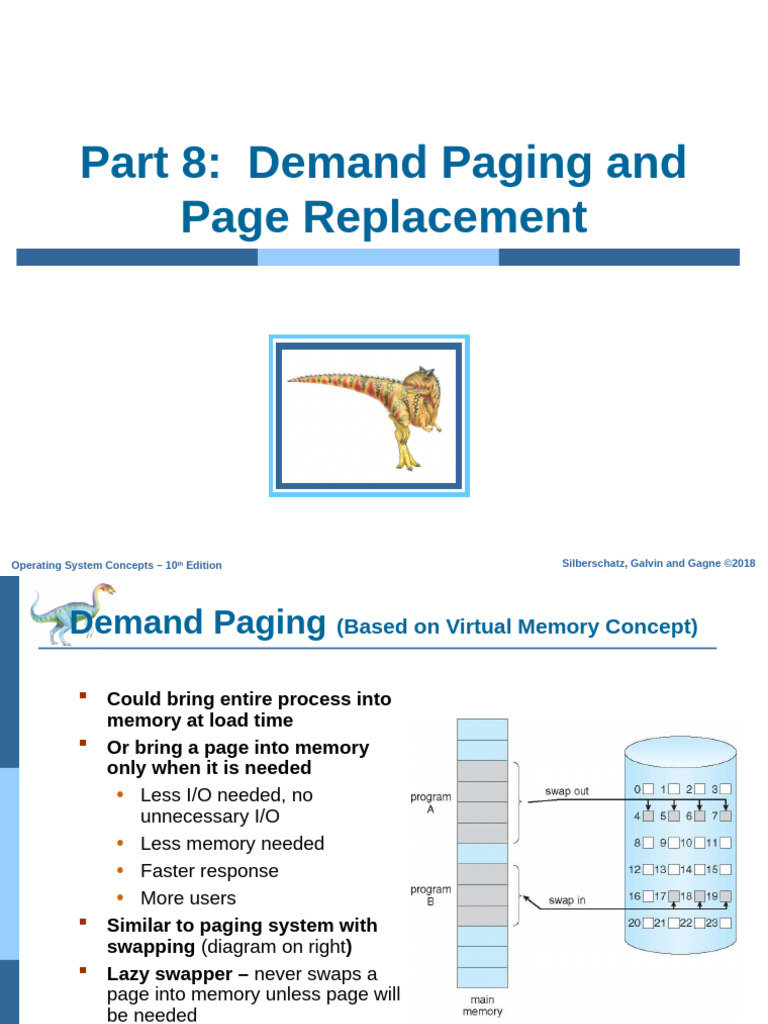 Demand Paging and Page Replacement Concepts | PDF | Operating System ...