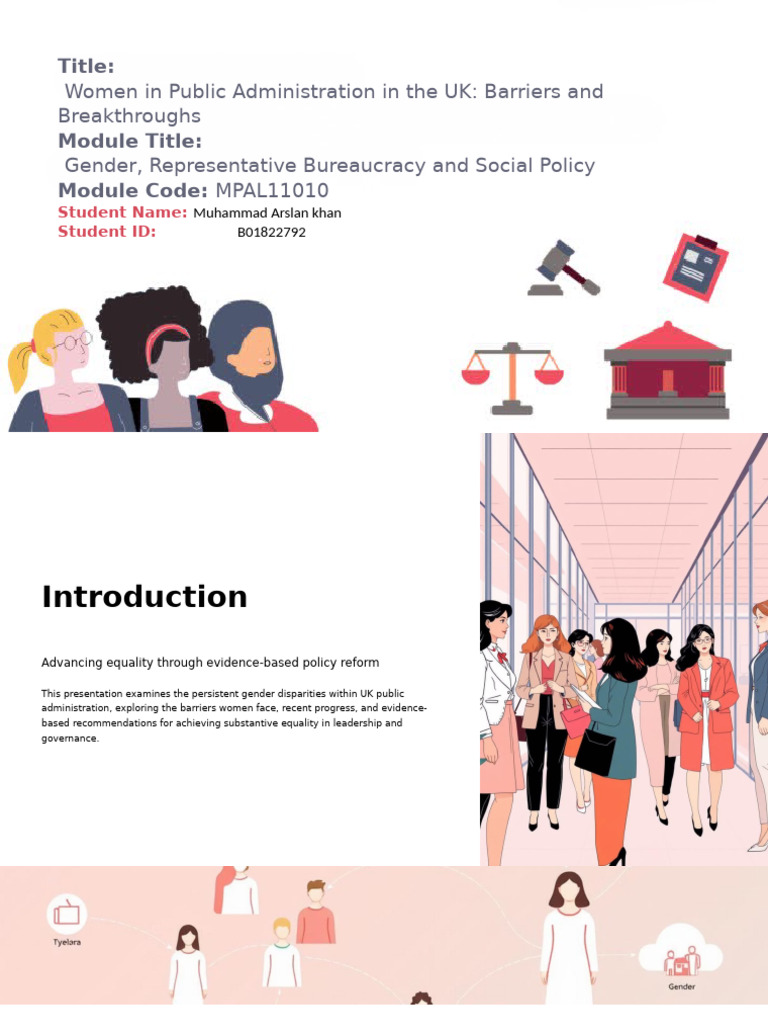 Barriers to Women in UK Public Admin | PDF | Governance | Gender Equality