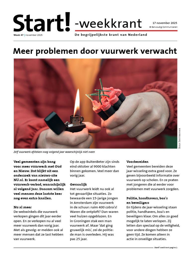 Start! Weekkrant 2025 Week 47 | PDF