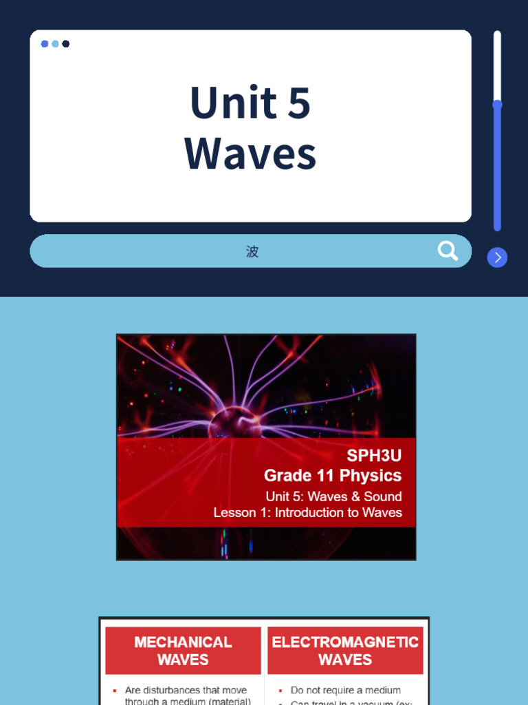 Understanding Waves: Types and Concepts | PDF