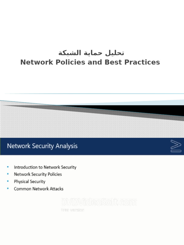8 - Network Policies and Best Practices | PDF
