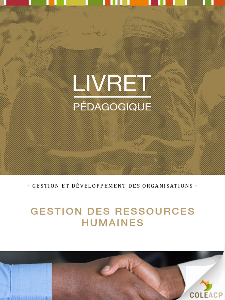 Manuel de formation en gestion RH | PDF | Gestion des ressources ...