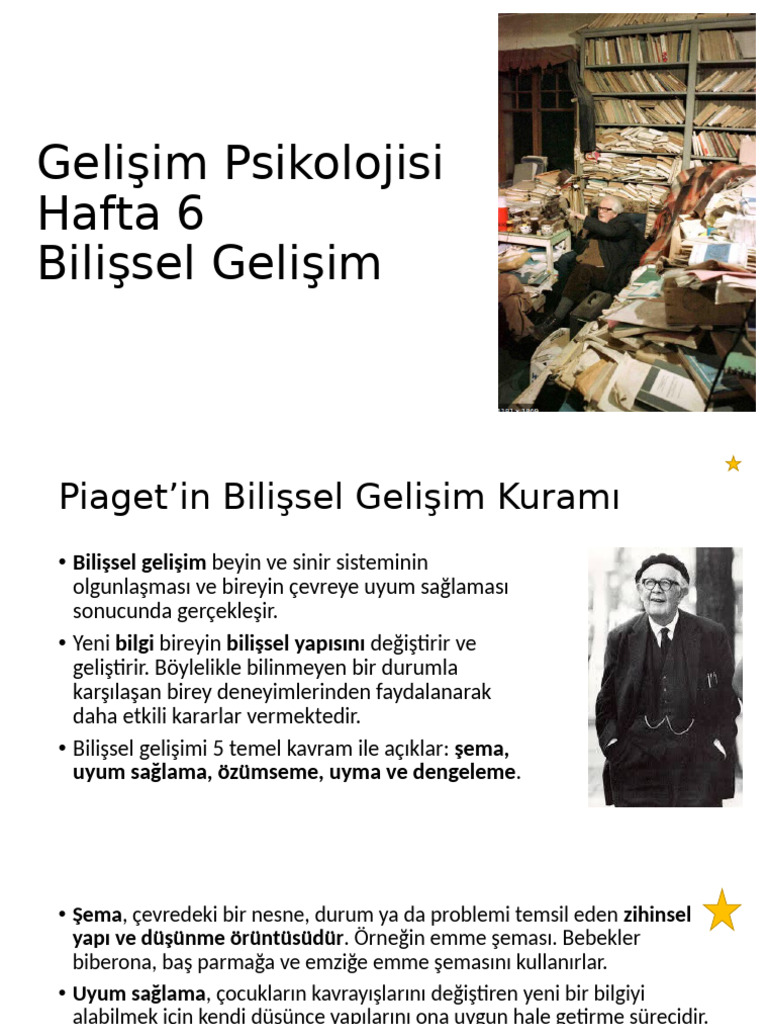Ders 7 Bilissel Gelisim (2) | PDF